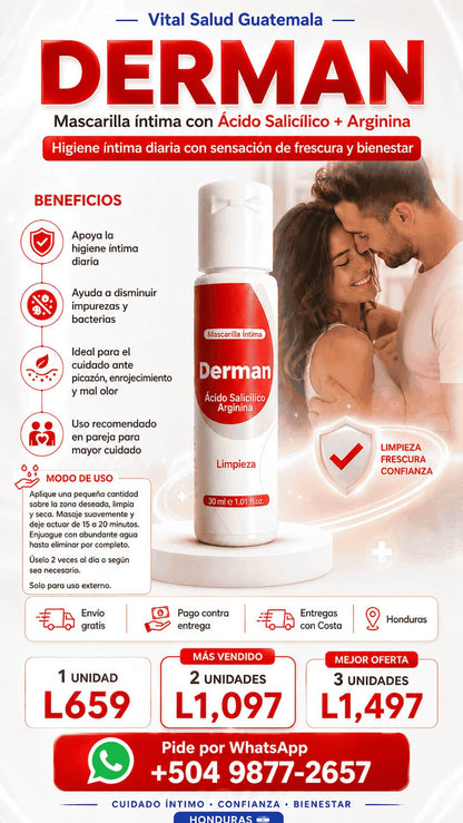DERMAN- OLVIDATE DE LA BALANITIS Y LA CANDIDIASIS 🍆🍄🔥