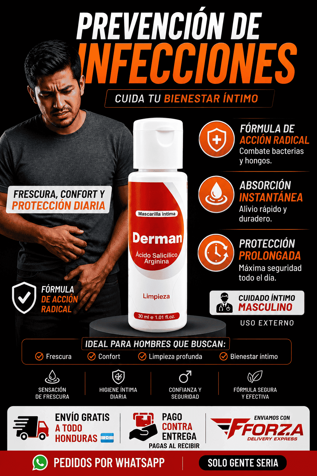 DERMAN- OLVIDATE DE LA BALANITIS Y LA CANDIDIASIS 🍆🍄🔥
